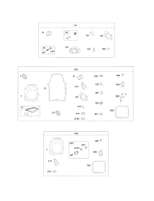 Carburetor Overhaul Kit, Engine / Valve Gasket Sets parts for Briggs & Stratton Engine 355447-0110-G2 from AppliancePartsPros.com
