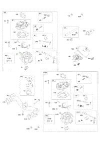 Carburetors, Fuel Pump, Intake Manifold parts for Briggs & Stratton Engine 355447-0118-01 from AppliancePartsPros.com