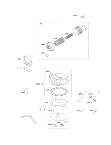 Air Cleaner parts for Briggs & Stratton Engine 356447-0004-B1 from AppliancePartsPros.com