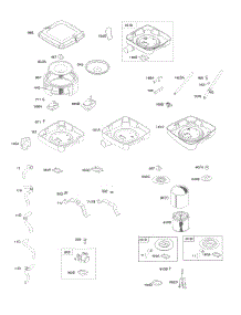 Air Cleaner parts for Briggs & Stratton Engine 356447-0023-G1 from AppliancePartsPros.com