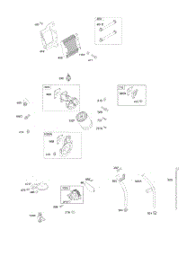 Lubrication parts for Briggs & Stratton Engine 356447-0228-E1 from AppliancePartsPros.com
