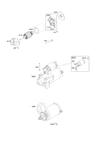 Starter - Electric #2 parts for Briggs & Stratton Engine 356447-0233-E9 from AppliancePartsPros.com