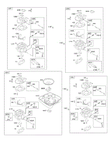Carburetor parts for Briggs & Stratton Engine 356447-0261-G1 from AppliancePartsPros.com