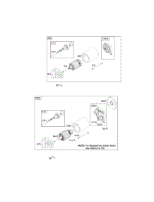 Starter - Electric #1 parts for Briggs & Stratton Engine 356447-0281-G1 from AppliancePartsPros.com