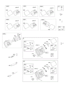 Cylinder Head, Valves, Valve Covers parts for Briggs & Stratton Engine 356447-0368-G1 from AppliancePartsPros.com