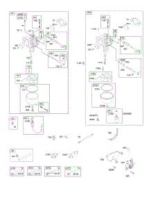 Carburetor, Fuel Supply parts for Briggs & Stratton Engine 356777-0117-E1 from AppliancePartsPros.com