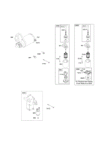 Electric Starter parts for Briggs & Stratton Engine 356777-0121-G1 from AppliancePartsPros.com