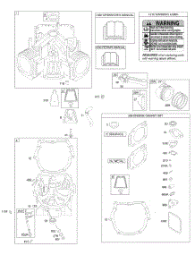 Engine Sump, Cylinder, Gasket Set - Engine, Piston, Rings, Connecting Rod parts for Briggs & Stratton Engine 35777A-0113-E2 from AppliancePartsPros.com