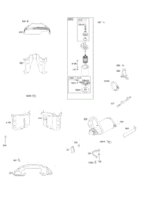 Electric Starter, Shrouds parts for Briggs & Stratton Engine 358777-0114-E1 from AppliancePartsPros.com
