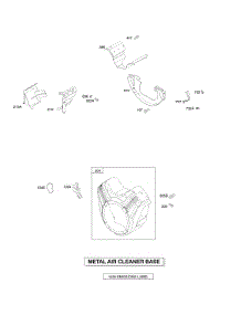 Shrouds, Blower Housing parts for Briggs & Stratton Engine 359447-0044-E1 from AppliancePartsPros.com