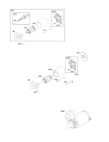 Electric Starter parts for Briggs & Stratton Engine 359447-0110-E1 from AppliancePartsPros.com