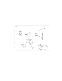 Carburetor parts for Briggs & Stratton Engine 359447-0114-E1 from AppliancePartsPros.com