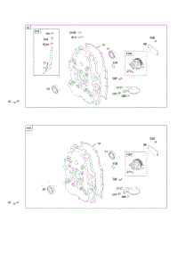 Crankcase Cover parts for Briggs & Stratton Engine 359447-0114-E1 from AppliancePartsPros.com