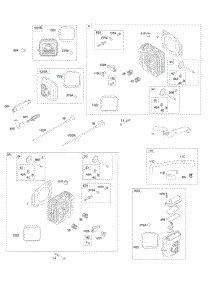 Cylinder Heads, Rocker Covers parts for Briggs & Stratton Engine 359770-0002-E1 from AppliancePartsPros.com