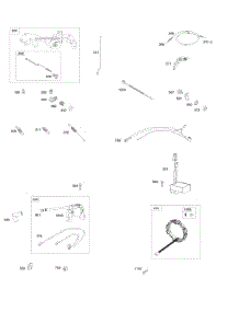 Armature, Alternator, Regulator, Control Bracket parts for Briggs & Stratton Engine 359775-0112-E2 from AppliancePartsPros.com