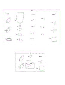 Engine Gasket Set, Valve Gasket Set parts for Briggs & Stratton Engine 359775-1112-E1 from AppliancePartsPros.com