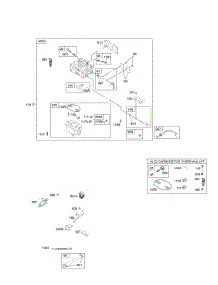 Carburetor, Fuel Supply, Kit - Carburetor Overhaul parts for Briggs & Stratton Engine 380442-0130-E1 from AppliancePartsPros.com