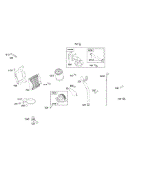 Lubrication parts for Briggs & Stratton Engine 380447-0042-E1 from AppliancePartsPros.com