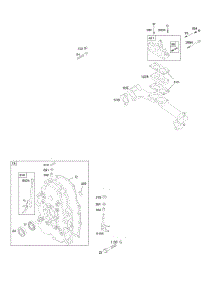 Crankcase Cover, Intake Manifold parts for Briggs & Stratton Engine 380447-0065-E1 from AppliancePartsPros.com
