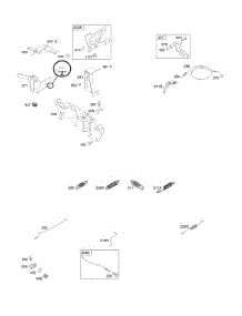 Controls, Governor Spring parts for Briggs & Stratton Engine 380447-0143-E1 from AppliancePartsPros.com