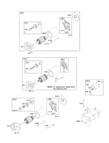 Electric Starter parts for Briggs & Stratton Engine 380447-0143-E1 from AppliancePartsPros.com
