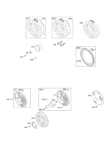 Flywheel parts for Briggs & Stratton Engine 380447-0218-E1 from AppliancePartsPros.com
