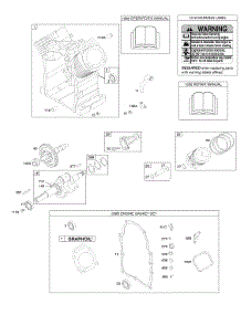 Camshaft, Crankshaft, Cylinder, Gasket Set - Engine, Piston, Rings, Connecting Rod parts for Briggs & Stratton Engine 381442-0194-E1 from AppliancePartsPros.com