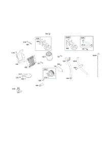 Lubrication parts for Briggs & Stratton Engine 381447-0270-E1 from AppliancePartsPros.com