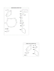 Engine Gasket Set, Valve Gasket Set parts for Briggs & Stratton Engine 381777-0112-E1 from AppliancePartsPros.com