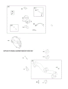 Carburetor, Intake Manifold parts for Briggs & Stratton Engine 384447-0113-E1 from AppliancePartsPros.com