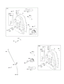 Crankcase Cover, Intake Manifold parts for Briggs & Stratton Engine 384447-0113-E1 from AppliancePartsPros.com