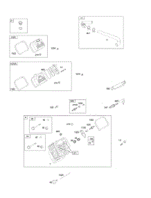 Cylinder Heads, Valves, Gasket Set-Valve parts for Briggs & Stratton Engine 384447-0113-E1 from AppliancePartsPros.com