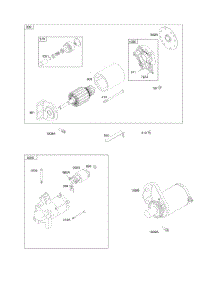 Electric Starters parts for Briggs & Stratton Engine 385446-0155-E1 from AppliancePartsPros.com