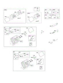 Cylinder Heads, Rocker Covers parts for Briggs & Stratton Engine 385447-0163-B1 from AppliancePartsPros.com