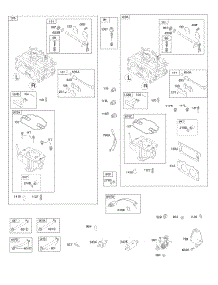 Carburetor, Fuel Supply parts for Briggs & Stratton Engine 385777-0117-G1 from AppliancePartsPros.com