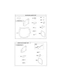 Carburetor Overhaul Kit, Valve Gasket Set parts for Briggs & Stratton Engine 385877-0001-B1 from AppliancePartsPros.com