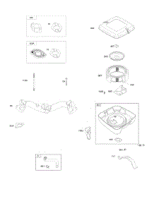 Intake Manifold, Air Cleaners parts for Briggs & Stratton Engine 385877-0001-B1 from AppliancePartsPros.com