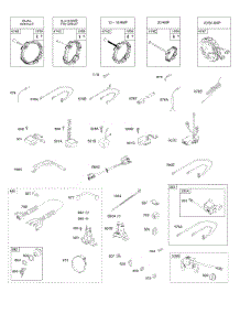 Alternators, Wires, Ignition, Regulators parts for Briggs & Stratton Engine 386447-0032-B1 from AppliancePartsPros.com