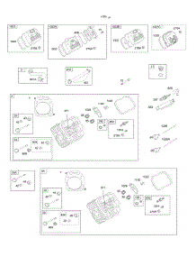 Cylinder Heads, Rocker Covers parts for Briggs & Stratton Engine 386447-0032-B1 from AppliancePartsPros.com