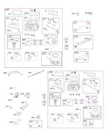 Carburetors, Fuel Pump parts for Briggs & Stratton Engine 386447-2131-G1 from AppliancePartsPros.com