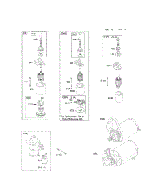 Electric Starter parts for Briggs & Stratton Engine 386777-0112-B1 from AppliancePartsPros.com