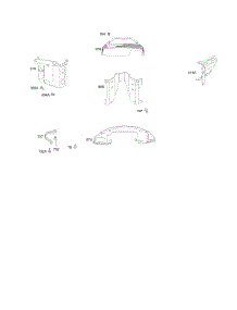 Shrouds, Carburetor Cover parts for Briggs & Stratton Engine 386777-0117-G1 from AppliancePartsPros.com
