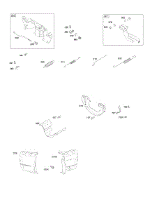Controls, Air Guides, Springs parts for Briggs & Stratton Engine 389447-0110-E1 from AppliancePartsPros.com