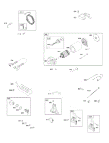 Alternator, Electric Starter, Ignition, Wires parts for Briggs & Stratton Engine 389447-0113-E1 from AppliancePartsPros.com