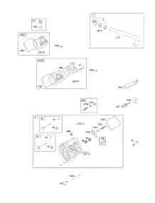 Rocker Cover, Cylinder Head parts for Briggs & Stratton Engine 389447-0117-E1 from AppliancePartsPros.com