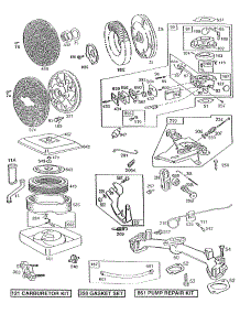 Crankshaft, Cam, Piston Grp parts for Briggs & Stratton Engine 400447-1203-01 from AppliancePartsPros.com