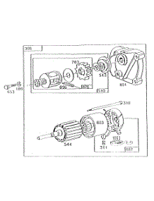 Oil Fill, Controls parts for Briggs & Stratton Engine 400447-1206-01 from AppliancePartsPros.com