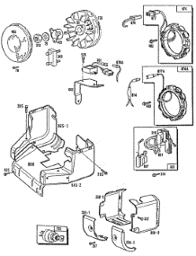 Shielding,Alternators,Elect parts for Briggs & Stratton Engine 400707-0119-01 from AppliancePartsPros.com