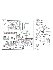 Carburetor Assembly,Manifold parts for Briggs & Stratton Engine 400707-1205-01 from AppliancePartsPros.com