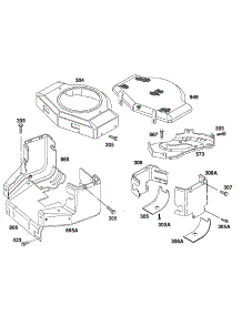 Blower Hsg, Air Guides parts for Briggs & Stratton Engine 400707-1510-03 from AppliancePartsPros.com